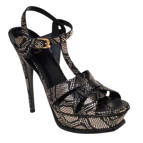 YSL Python Tribute Sandals - Picture 5 of 14